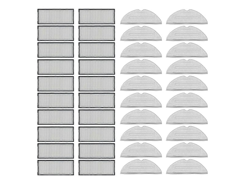  For s8, s8 plus, s7 maxv ultra, s7 pro ultra, s7 max ultra replacement part accessories mop pad hepa filter  - Conforama A