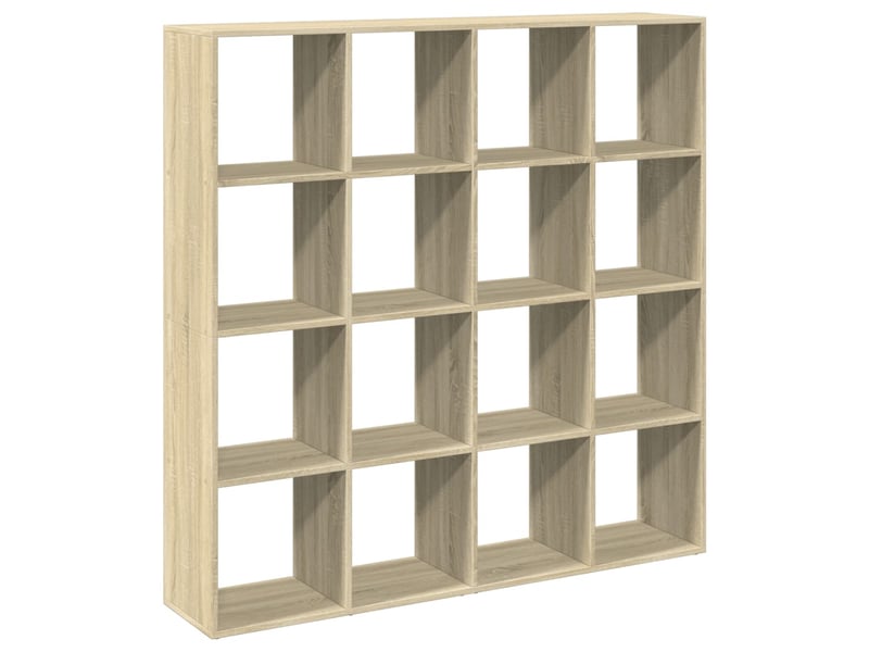  Bibliothèque, meuble de rangement salon chêne sonoma 137,5x29x137,5 cm bois d'ingénierie  - Conforama E