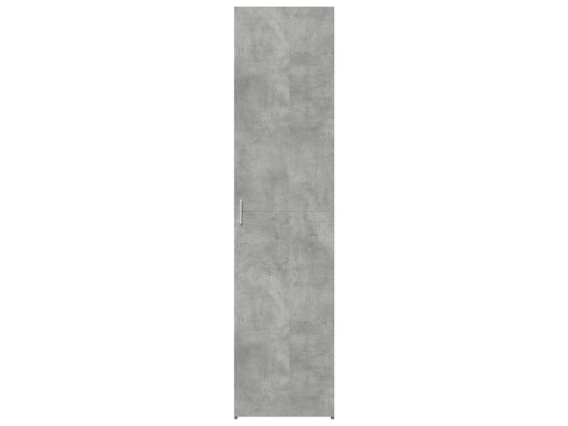  Buffet haut - bahut - meuble de rangement gris béton 45x42,5x185 cm bois d'ingénierie  - Conforama C