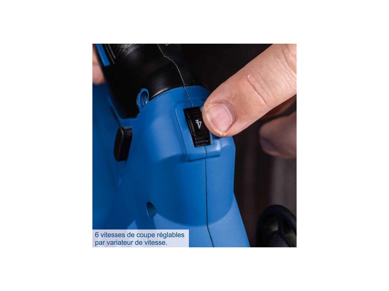  Scie a ruban metal sans fil 20v 63,5 cm 6 vitesses avec batterie 2ah et chargeur 2,4a SCH4046664269373 - Conforama D