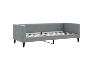Lit simple 80x200 cm    coloris gris