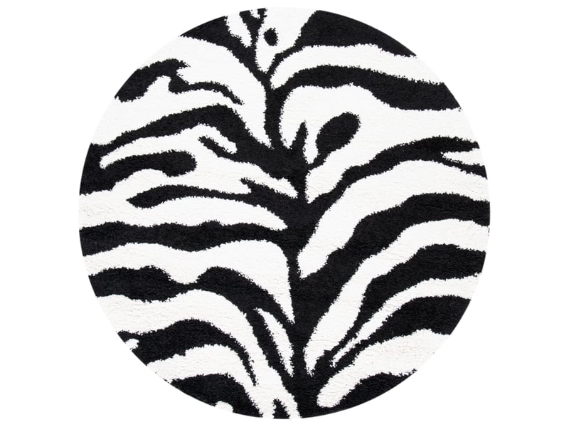  Tapis en polypropylène blancnoir, 91 cm  - Conforama A