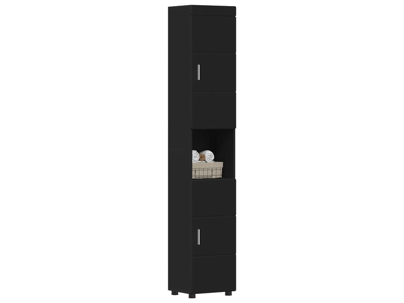  Ensemble d'armoire de salle de bain tulum noir cf62991  - Conforama C