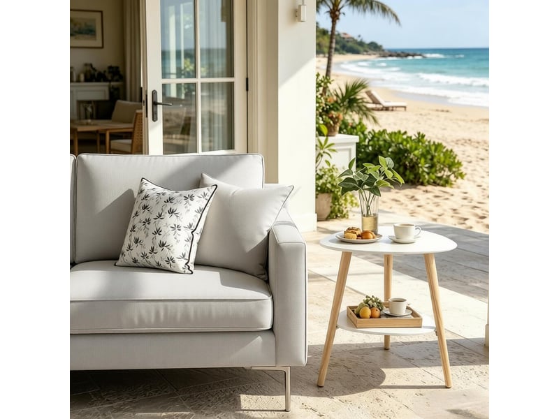  Table basse avec rangement à deux étagères petit format  - Conforama A