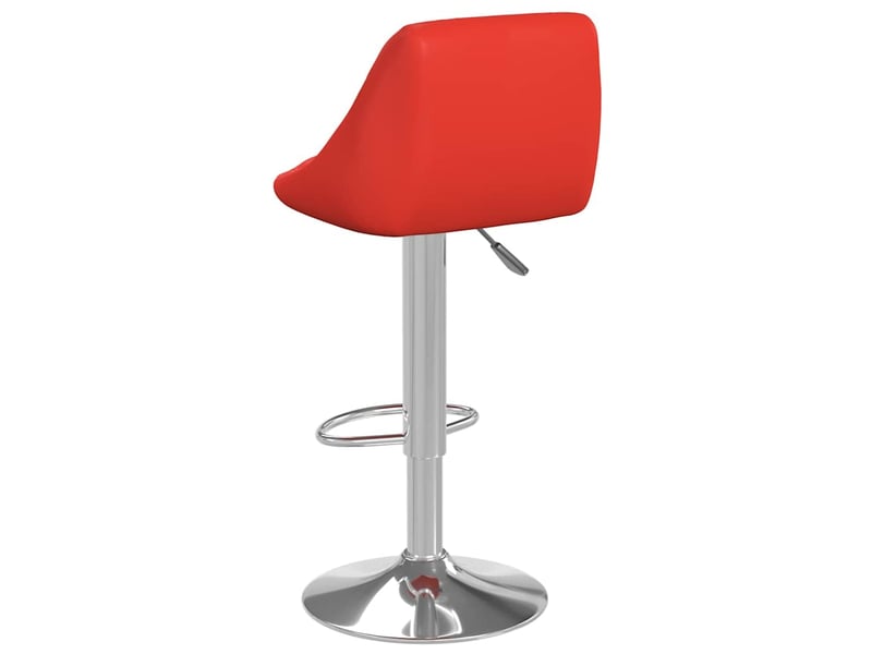  Lot de 2 tabouret de bar, chaise de bar rouge similicuir shl75469  - Conforama E