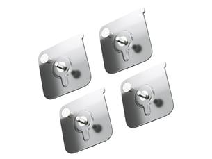 4pcs crochets muraux autocollants, porte-penderie pour salle de bain