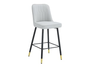 tabouret de bar <strong>HAUSS SPOLE</strong> - gris hauteur d'assise 68.5 cm vendu Par paire