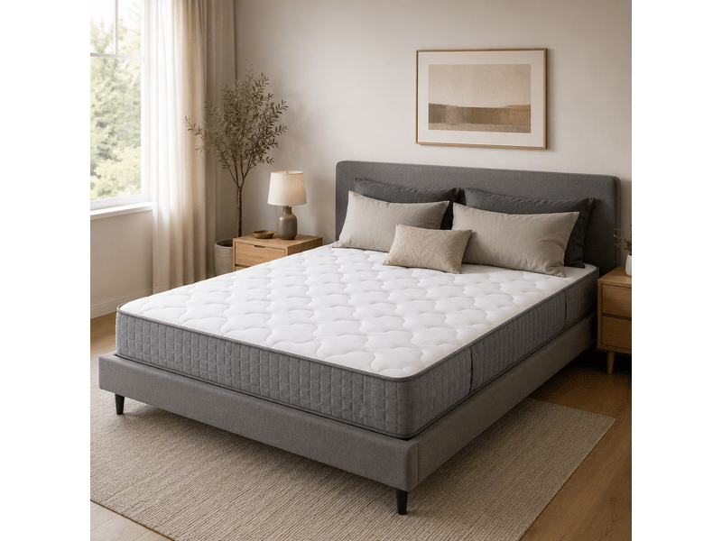 Matelas à ressorts ensachés 25 cm 160x200 cm h3 7 zones ergonomique - Conforama B