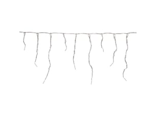 Rideau lumineux stalactite d'extérieur 15 m 900 led blanc froid à effets avec minuteur sur secteur