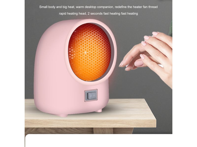  Mini chauffage d'appoint à chauffage rapide avec protection contre la surchauffe, idéal pour les petits espaces, prise ue 220 v  - Conforama E