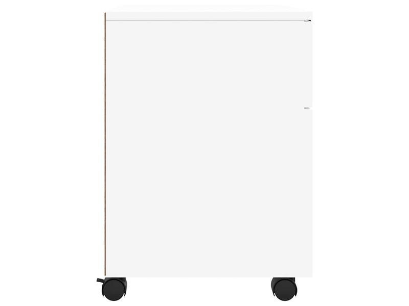  Caisson de bureau, classeur mobile avec roues blanc 45x38x54 cm bois d'ingénierie  - Conforama E