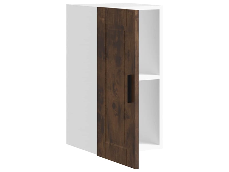  Meuble de rangement, armoire murale de cuisine porto chêne fumé bois d'ingénierie shl4321  - Conforama E