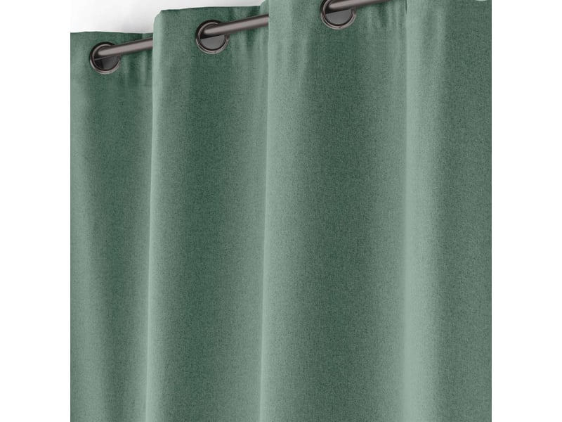  Rideau isolant uni chiné à œillets 140x260 cm 1613103 - Conforama B