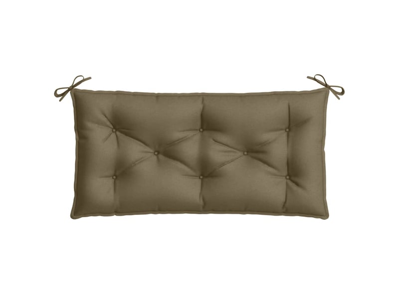  Coussin de banc de jardin, coussin d'assise taupe mélangé 100x50x7 cm tissu cf52837  - Conforama D
