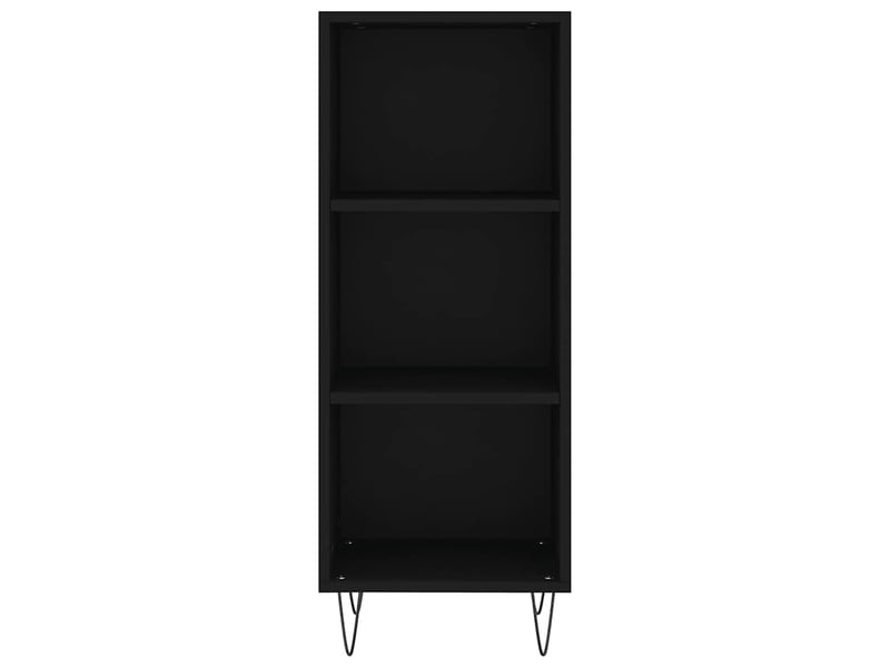  Buffet - bahut - meuble de rangement noir 34,5x32,5x90 cm bois d'ingénierie  - Conforama D