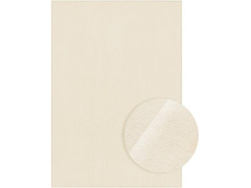  Tapis décoratif antidérapant salon chambre 230 x 160 cm style moderne ambiance cosy en polyester beige cappuccino 12_0011599  - Conforama A