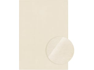 Tapis décoratif antidérapant salon chambre 230 x 160 cm style moderne ambiance cosy en polyester beige cappuccino 12_0011599