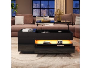 Table basse  coloris noir <strong></strong> <strong></strong>