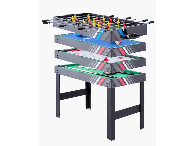  Vevor table de hockey sur air 122 cm 4 en 1 avec billard ping-pong pour famille  - Conforama A