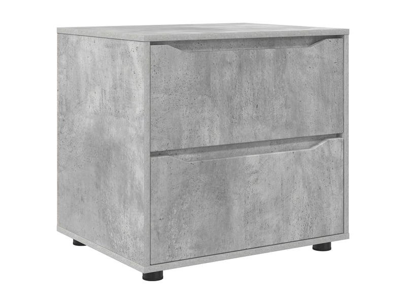  Armoire de rangement, commode de rangement 60 x 48 x 57 cm bois d'ingénierie shl577  - Conforama A