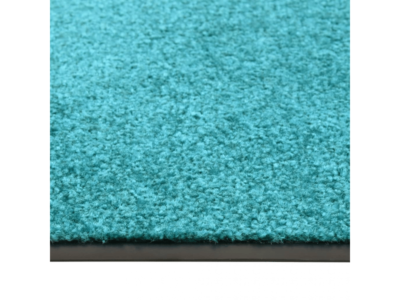  Paillasson lavable bleu cyan 40x60 cm - comfortxl 323457 - Conforama D