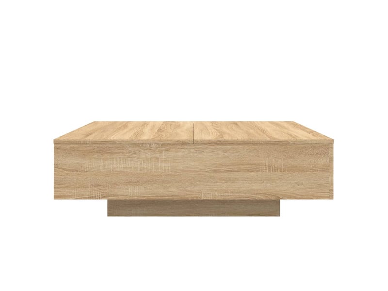  Table basse - table de salon - table à thé chêne sonoma 100x100x31 cm bois d'ingénierie  - Conforama E
