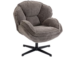 Fauteuil fixe pivotant  <strong>PANGIVO</strong> <strong></strong> Velours gris