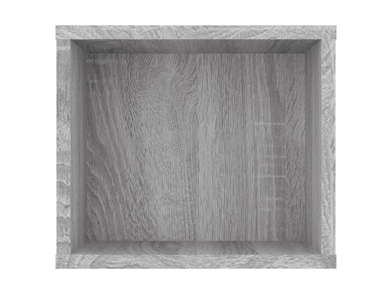  Armoire tv suspendue sonoma gris 100x30x26,5 cm bois ingénierie  - Conforama E