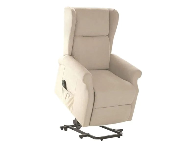  Fauteuil releveur relax électrique tissu waterproof ivoire - alcanti ALCANTI - Conforama A