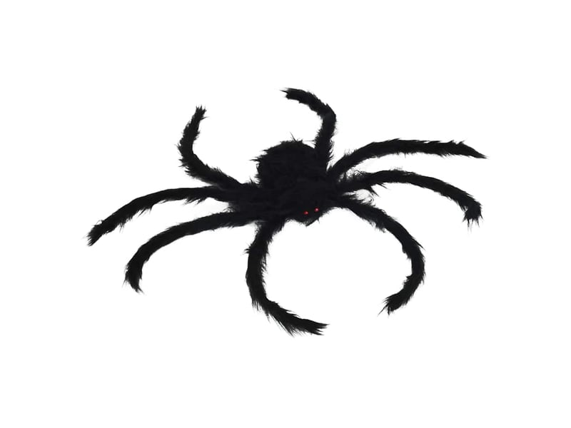 Décoration araignée halloween 6 pc noir 75 cm cf61900 - Conforama E