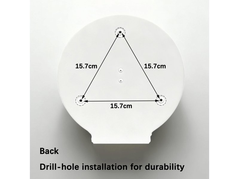  Distributeur de serviettes en papier - distributeur de serviettes en acier inoxydable verrouillable - porte-papier toilette professionnels  - Conforama D