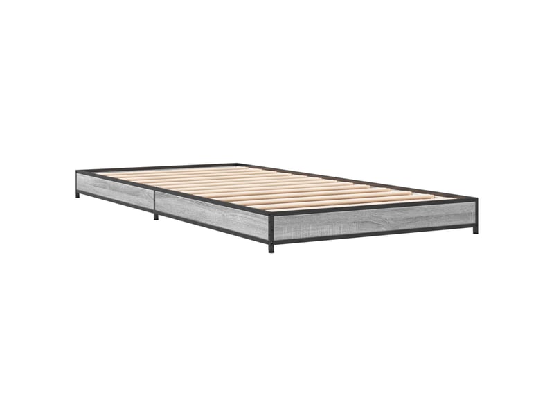 Lit simple- lit adulte - cadre de lit sonoma gris 80 x 200 cm bois d'ingénierie - Conforama B