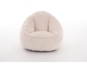 Fauteuil fixe <strong>MIVRAY </strong> <strong></strong> Velours côtelé beige vendu A l'unité