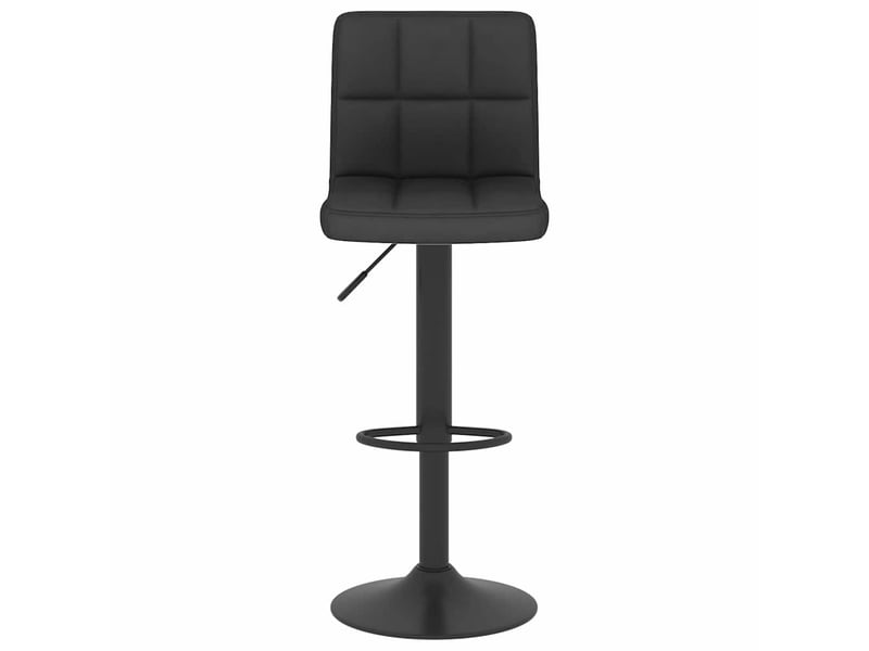  Tabouret de bar, chaise de bar noir tissu shl50161  - Conforama C