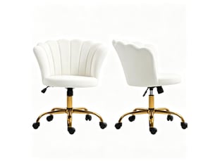 Chaise de bureau WISHDOR avec assise réglable en hauteur