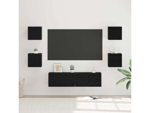 Meuble tv coloris noir 60 cm <strong></strong>  <strong></strong>