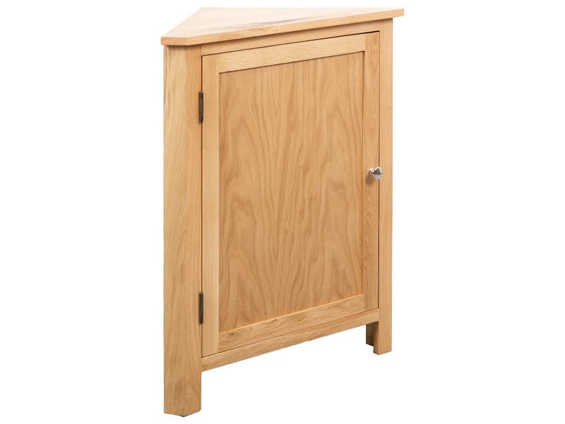  Armoire de rangement, armoire d'angle 59 x 45 x 80 cm bois de chêne massif  - Conforama B