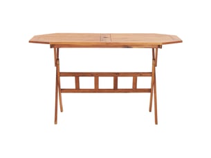 Table à manger jardin | table d'extérieur pliable 135 x 85 x 75 cm bois d'acacia massif