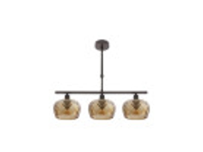  Fabrilamp estela, lampe, moderne, 3 x e14, marron, 45-57 x 55 x 13 cm 196853002 - Conforama B