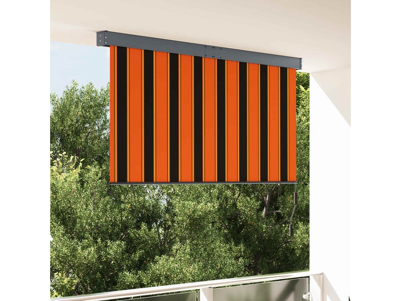  Store enrouleur, store à rouleau orange et marron 180 x 250 cm cf46581  - Conforama B