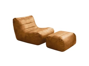 Fauteuil fixe MEULVA Tissu marron