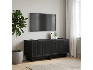 Meuble tv coloris noir 49 cm <strong></strong>  <strong></strong>