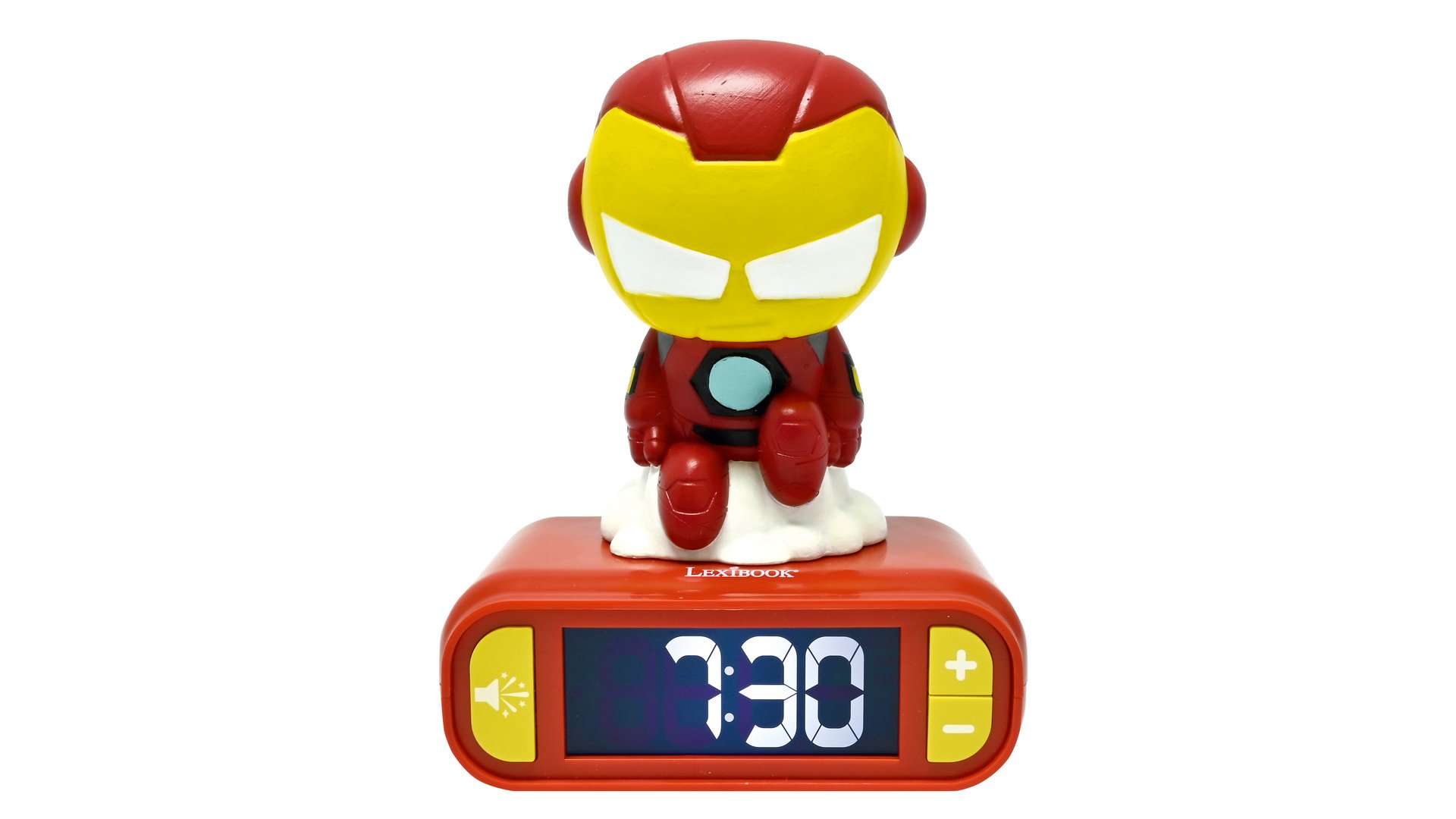 RÉVEIL DIGITAL LEXIBOOK IRON MAN Rouge Conforama