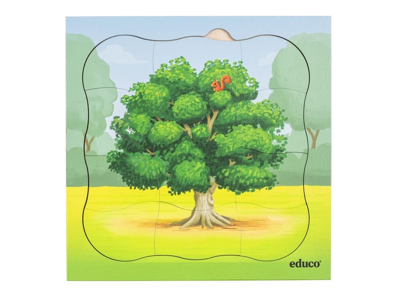  Educo dans la forêt - lot combiné  5 puzzles 8719924065201 - Conforama E