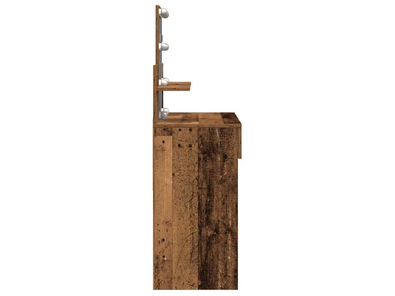  Coiffeuse, table de toilette bois ancien 100x40x130 cm shl94768  - Conforama E