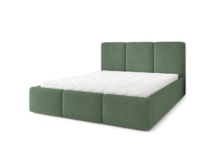 Lit coffre 160x200 cm <strong>MASSENO</strong> <strong></strong> coloris vert