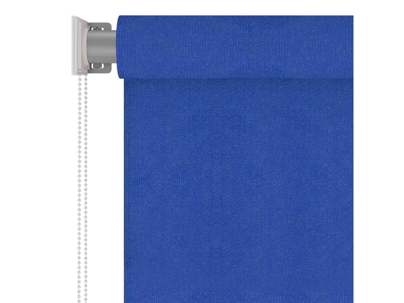  Store enrouleur, store roulant d'extérieur 355 (l) x 140 (h) cm bleu hdpe cf47396  - Conforama D