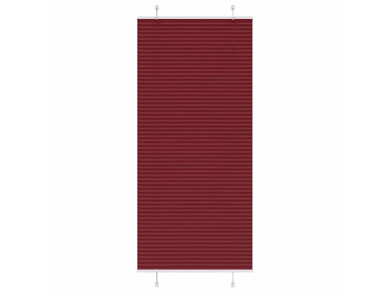  Store plissé, store de fenêtre rouge bordeaux 85x200 cm largeur du tissu 84,4 cm cf47062  - Conforama B