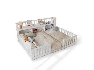 Lit simple 140x200 cm YELENARO   coloris blanc