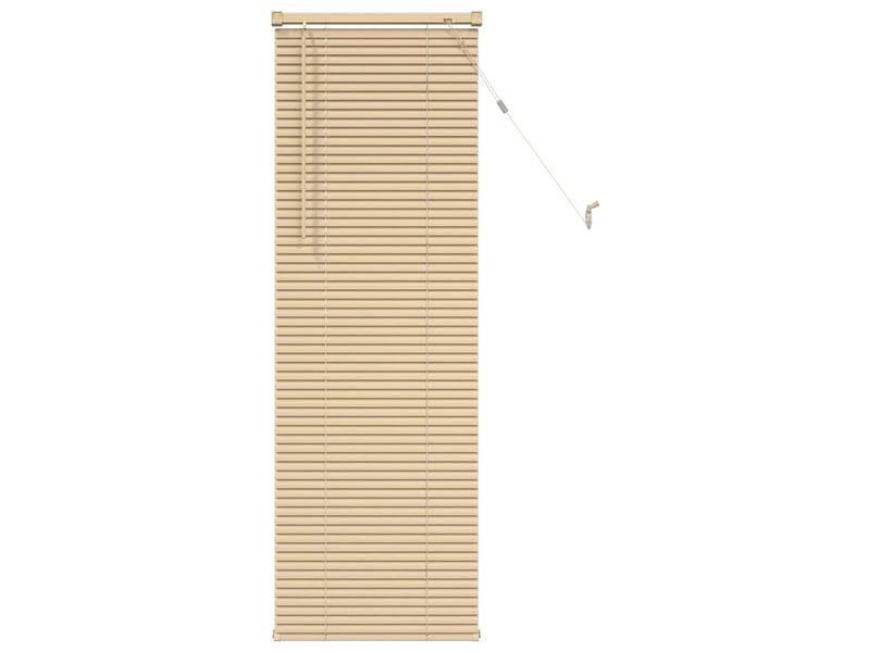 Store vénitien, store de fenêtre marron clair avec motif 150 x 50 cm 25 mm pvc cf47936 - Conforama A